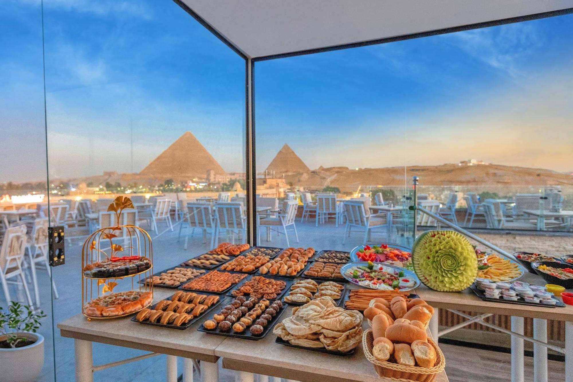 Gaia Pyramids Hotel Kafret el-Gabal Exterior foto