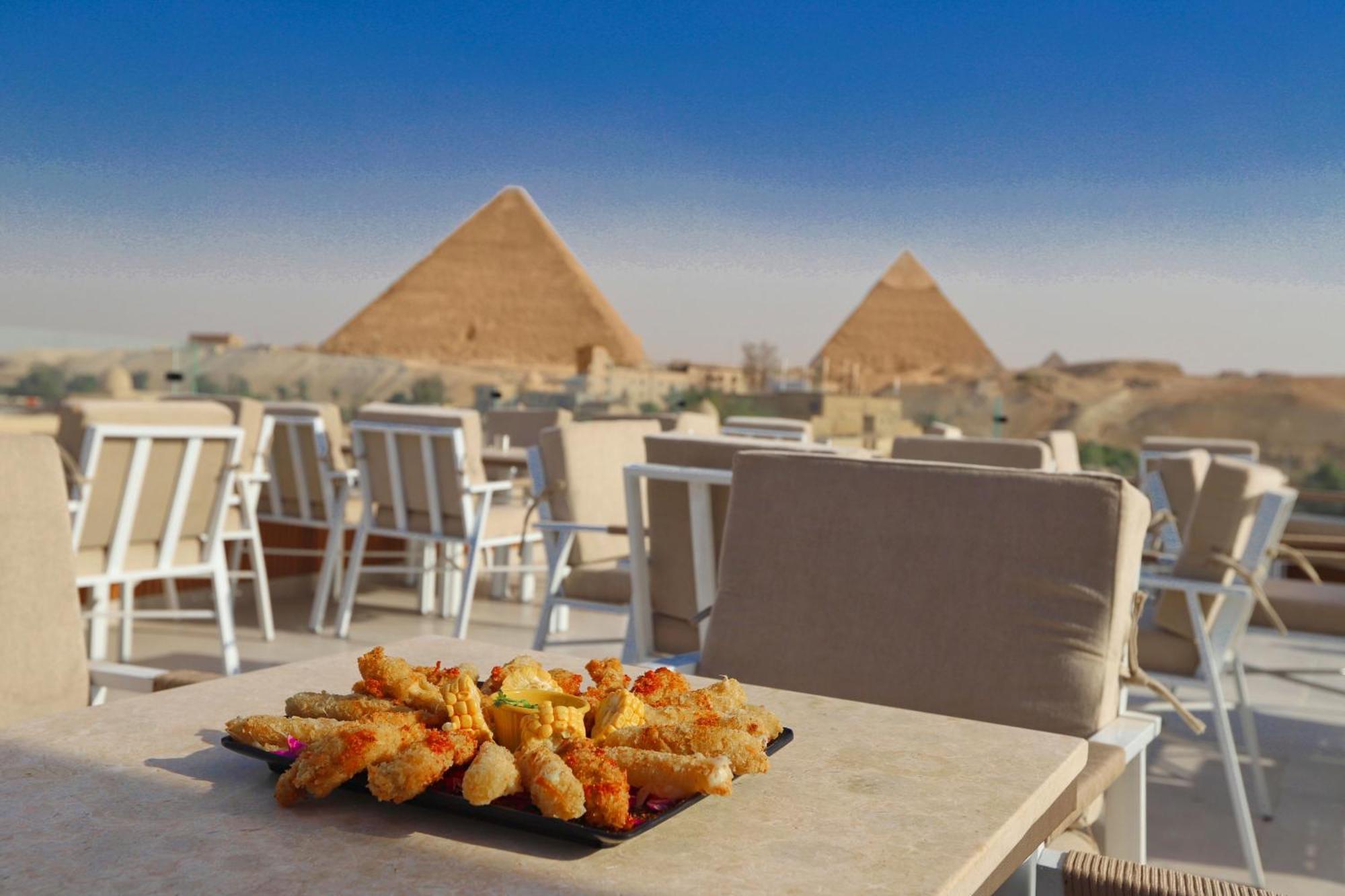 Gaia Pyramids Hotel Kafret el-Gabal Exterior foto