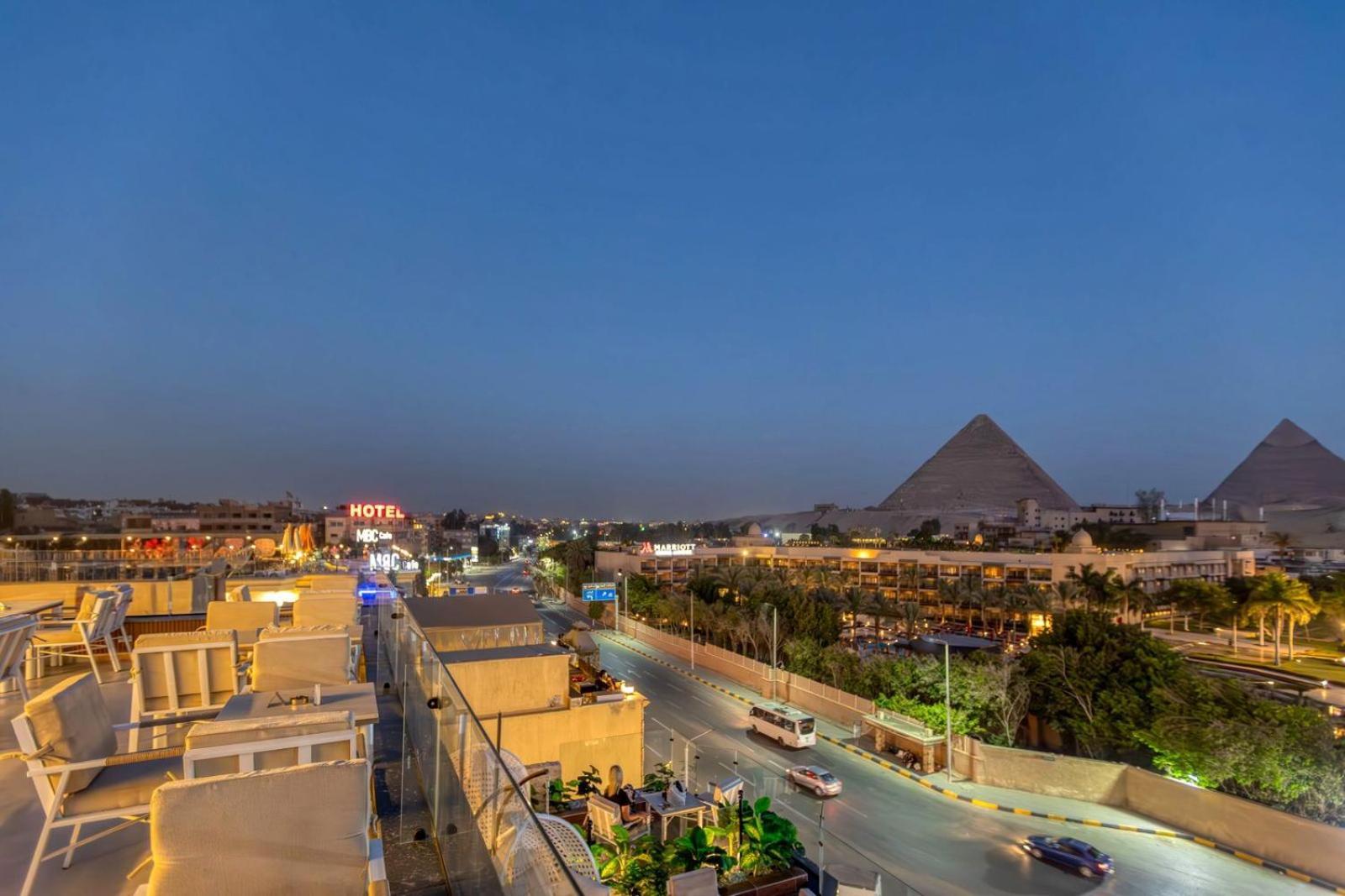 Gaia Pyramids Hotel Kafret el-Gabal Exterior foto