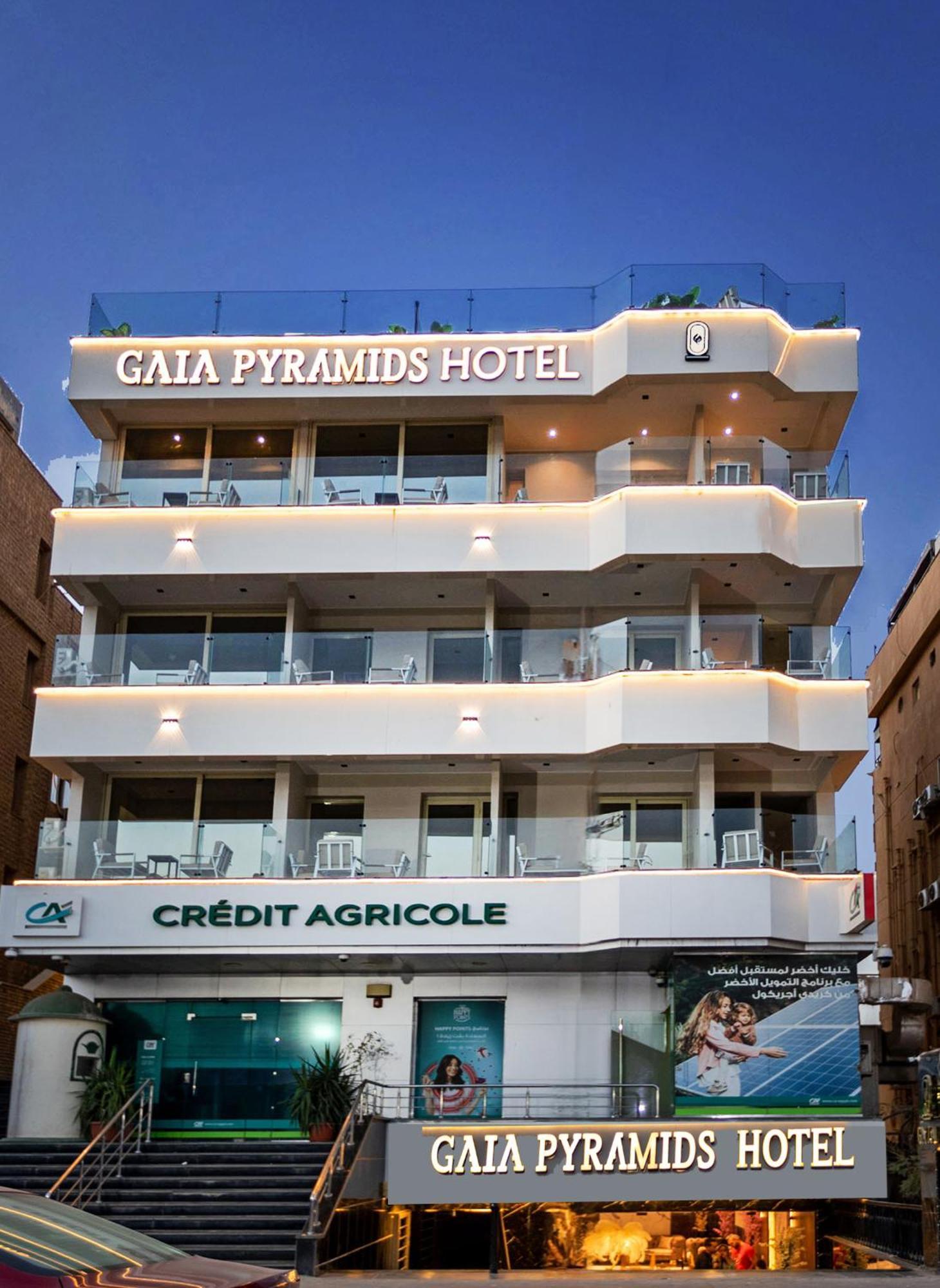Gaia Pyramids Hotel Kafret el-Gabal Exterior foto