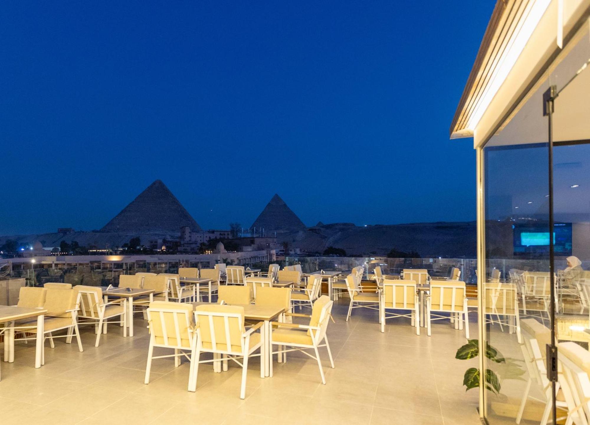 Gaia Pyramids Hotel Kafret el-Gabal Exterior foto