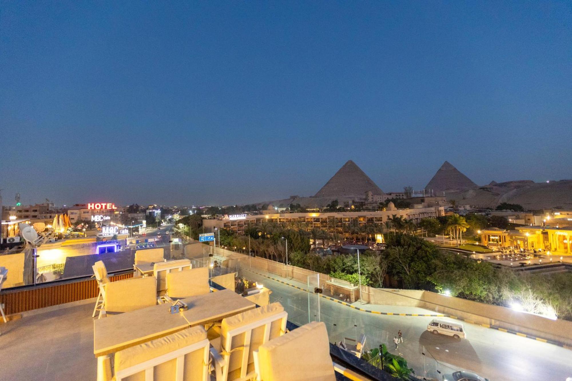 Gaia Pyramids Hotel Kafret el-Gabal Exterior foto